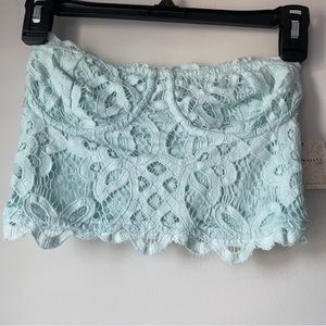 Intimately Free People Sea Washed Corset Tube Size XS